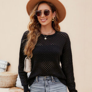 fashion knitwear hollow out sweater women