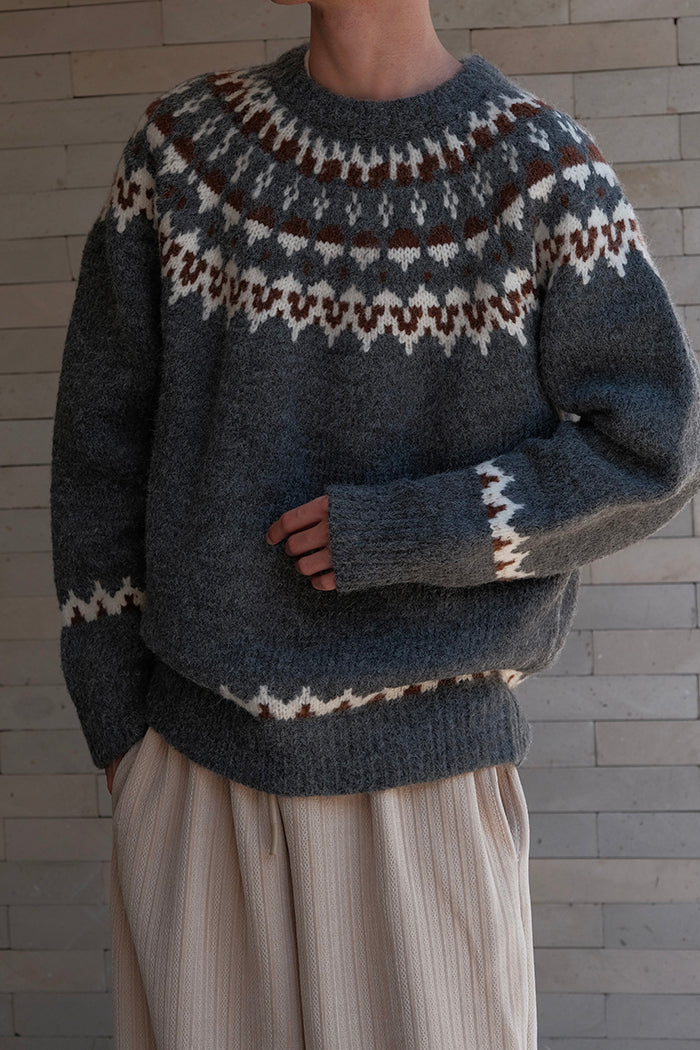 retro contrast color sweater knitwear retro contrast color sweater knitwear